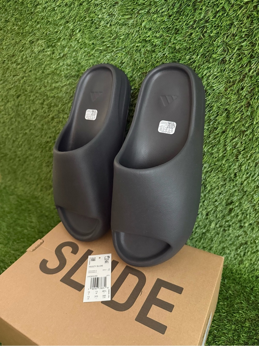 Yeezy Slide Sandals in Black